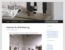 Tablet Screenshot of makercave.org
